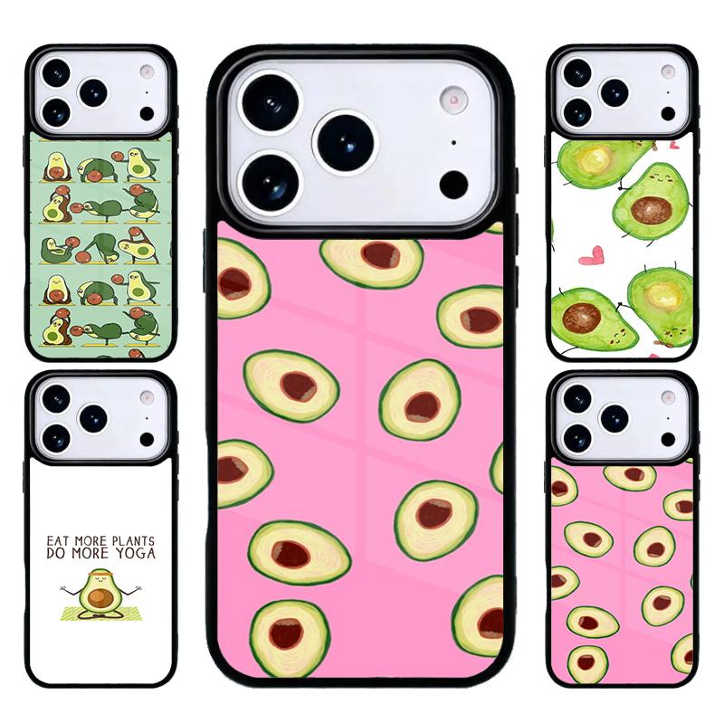 Cute Avocado Fruits Phone Case For iPhone 17 Air 16 15 14 13 12 11 Pro Max Plus