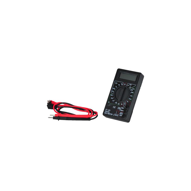 Meter measuring device digital electric universal black EL1058A
