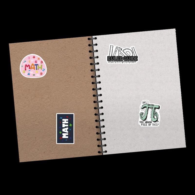 50Pcs/Set Funny Science & Math Art Series 02 Stickers DIY Fashion Waterproof Doodle Decals Stickers