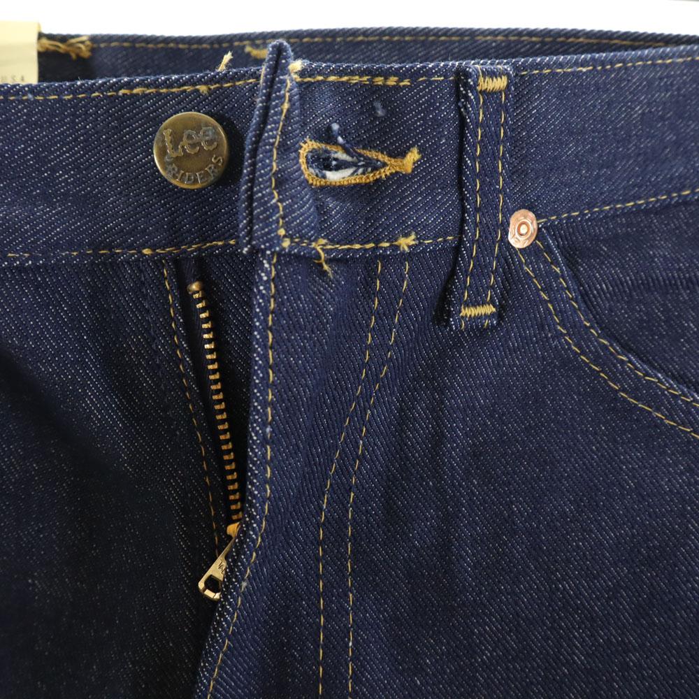 Lee 90s USA made dead stock Straight denim pants W28 Navy jeans Men's Used