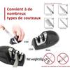 Knife Sharpener,Mini Knife Sharpener,2-in-1 Manual Kitchen Knife Sharpener,Portable 2-Stage Sharpener,for Home