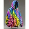 Men's Expression Hoodies Sweatshirt Fashion Long Sleeve Crew Neck 3D Print