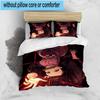 3PCS Anime Samurai Warrior's Journey 3pcs Bedding,Including 3PCS Duvet Cover And 2pcs Pillowcases Perfect for Christmas,Ideal for Bedroom, Dormitory