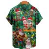 Men's Hawaiian 3d Shirts Streetwear Short Sleeve Oversized Summer Camisa Floral Masculina Blouse Retro