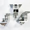 4Pcs Aluminum Solar Panel Clamps Medium Pressure Solar Rail End Clamps  Photovoltaic Support