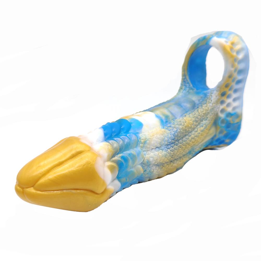 2022 Other Sex Products Monster Penis Sleeves Silicon Penis Extender for Men