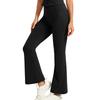 Women's -Color High-Waisted Flared Pants — Butt-Lifting Fitness, Dance, And Sportswear