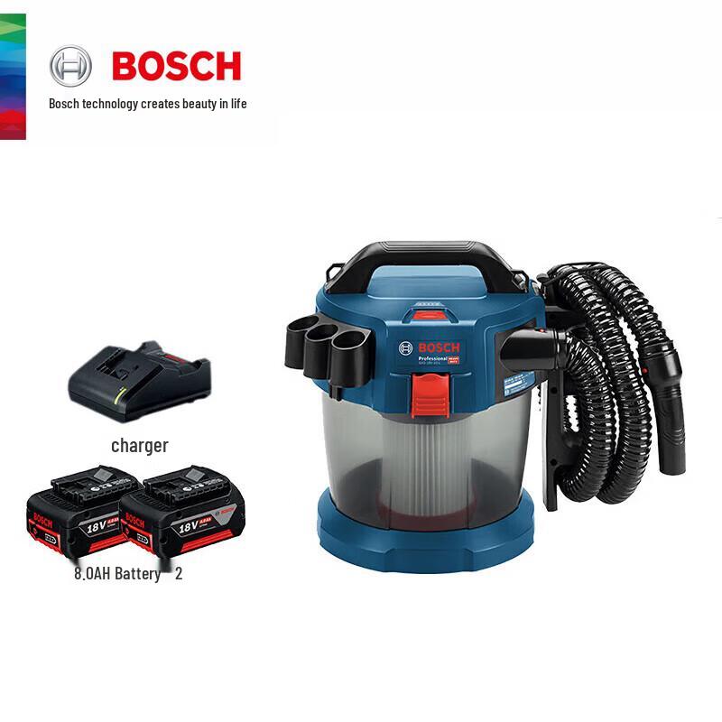 BOSCH GAS 18V-10 L Cordless Vacuum Cleaner Kit CN plug (adapter included)