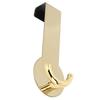 2pcs Gold/Black Door Hanger Fits 1.18in Thick Drawer Hook Heavy Duty Rack  For Clothes Bag Organizer