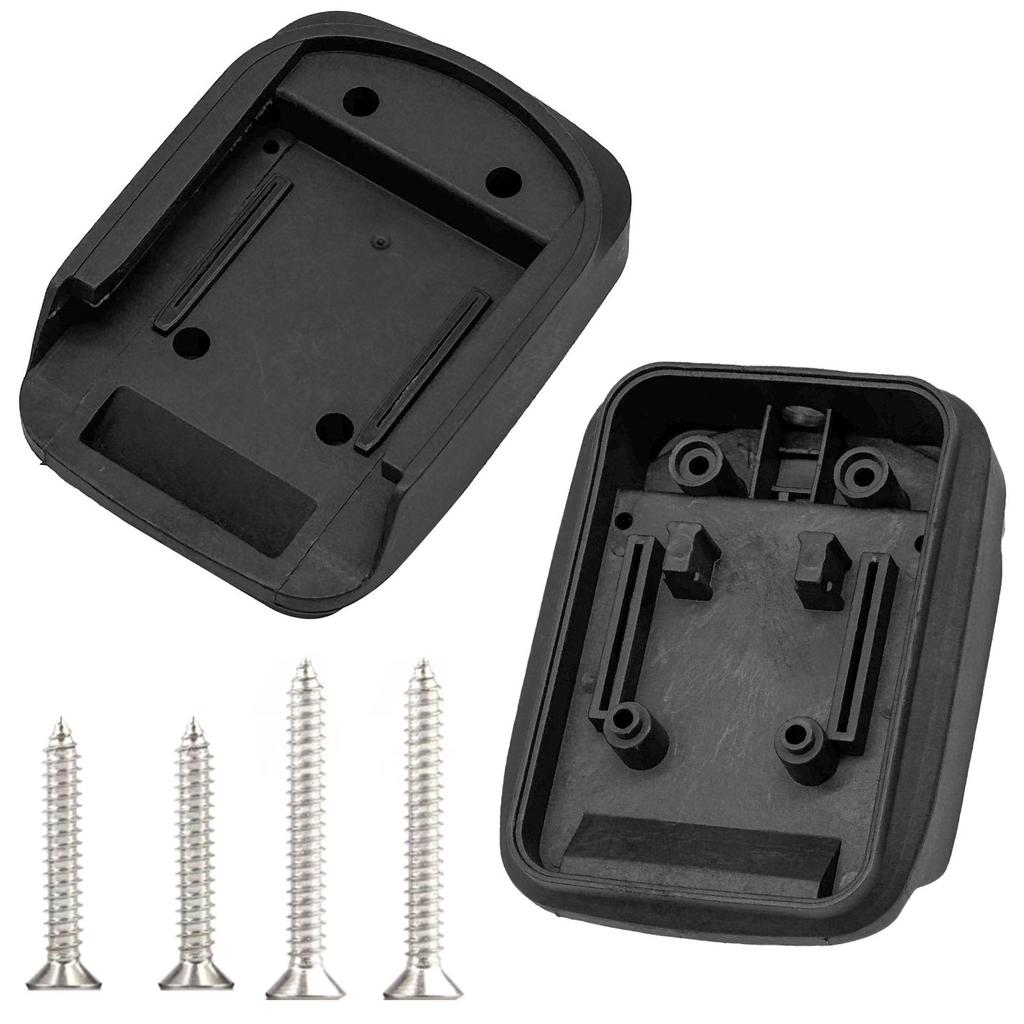 Vertical Wall Mounted Battery Holder Battery Holder Battery Frame Black Battery Holder Countersunk Screw Holes