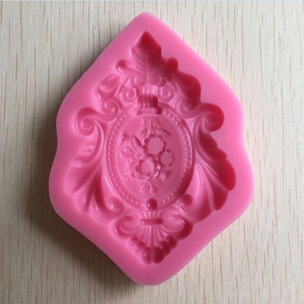 Yousheng Embossment Chocolate Mould Silicone 3D Fondant Cake Tool Decorating