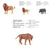 Simulation Tiger Lion Giraffe Elephant Hippopotamus Wild Animal Model Ornament For Educational Display And Collectors