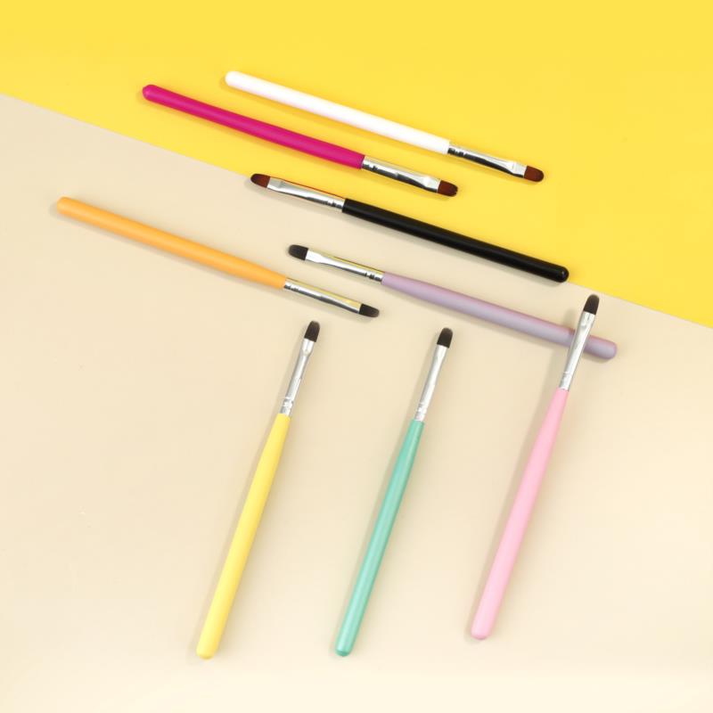 ידית מברשת לאמנות ציפורניים, מברשת ג'ל UV למעבר צבעים למניקור, כלי עט לציור ציפורניים