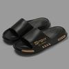 BASATU Fashion Men's Slippers PVC Soft Sole Non-slip Slides Casual Outdoor Beach Flip Flops Home Bathroom Sandal Couples Slipper