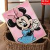 Disney Minnie pearl painting handmade diy pearl art painting simple living room hanging painting decoration