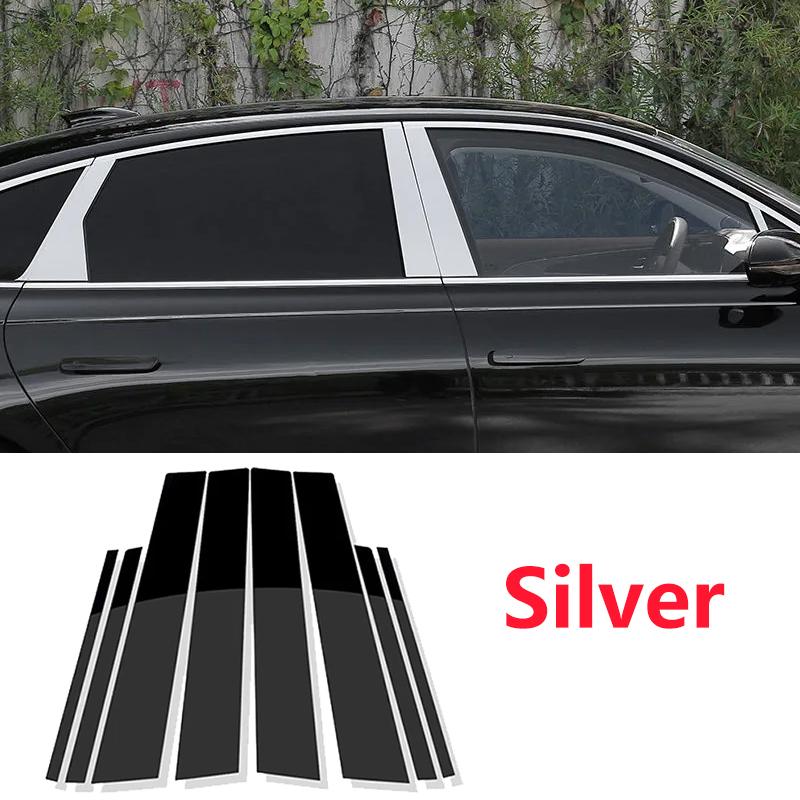 For Toyota Prius XW60 Accessories 60  2024 2025 Car Window Trim Cover B C Pillar Posts Center Column Sticker Car Accessories