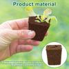 50Pcs Grow Sponges Hydroponic Starter Plugs Gardening Seed Starter Sponges Slant Incision Sowing and Cutting Substrate Block