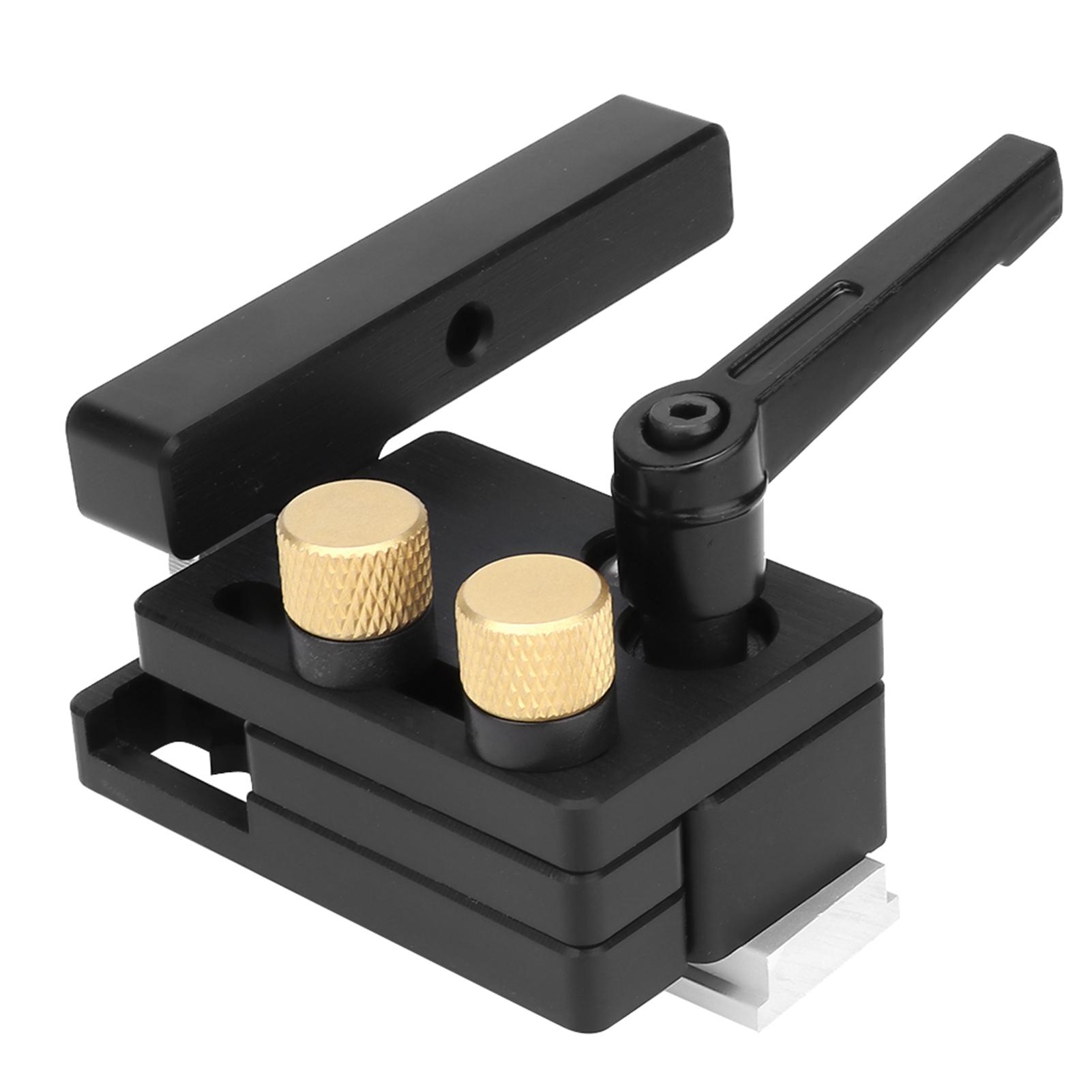 

2PCS Left Right Miter Track Stop Woodworking Positioning Limiter Slot Track Stopper