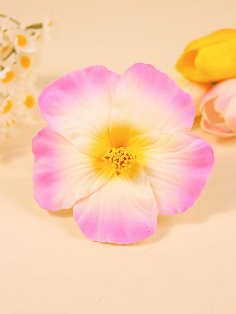 9cm EVA Frangipani Hibiscus Havajská Kvetinová Brošňa Pokrývka Hlavy Sušené Kvetinové Doplnky