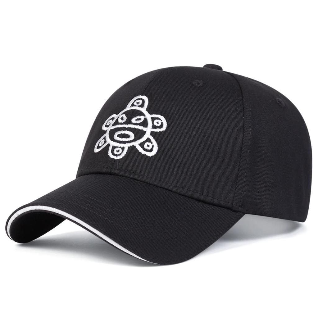 Unisex Personality Turtle Embroidery Baseball Caps Outdoor Adjustable Spring and Autumn Casual Sunscreen Hat