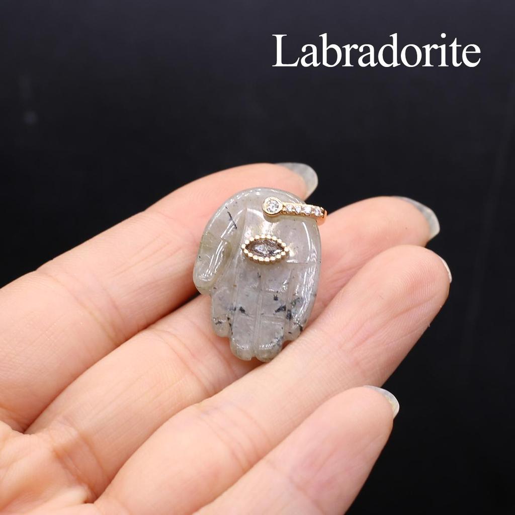 1Pc, Hand of Faramith Pendant, Energy Natural Stone Reiki Healing Crystal Gemstone Charms for Jewelry Making DIY Necklace Christmas Gift 18×32mm
