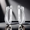 Star Twisted Line Earrings Jewelry Versatile Hoop Earrings For Women Jewelry Fine Birthday Party Gifts