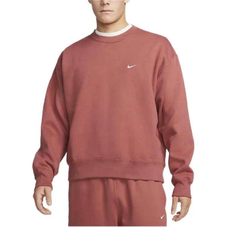 Nike Sweatshirts Men's Red Crew Neck Moderate Other DA0318-691