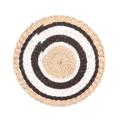Bohemian Wind Straw Background Wall Decorations Creative Children"s Room Hand Woven Plate