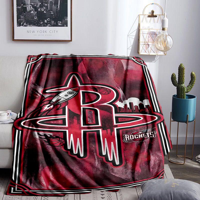 Rockets Basketball Team Blanket Lightweight Flannel Bedding Blanket Perfect for Travel, Camping, Living Rooms, Offices, Sofas, Fan Christmas gift