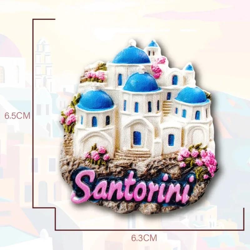 Greece Souvenirs Athens Fridge Stickers Parthenon Santorini Fridge Magnets Home Decoration Wedding Gifts