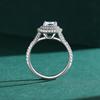 Tancise Classic 925 Sterling Silver Zircon Ring Ladies Jewelry Promesse de mariage Cadeau de fête