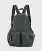 Beipril Daze Two-Pocket Backpack (Khaki Gray)