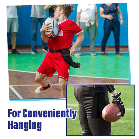 Football Field Towel with Hook & Loop Fastener Portable Closed Football Accessories Super Water Absorption Sports Sweat Cotton