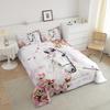 Animal Bedding Set Horse Floral 3D Printed Duvet Cover Set Single Twin Double Size Bedroom Decor Duvet Cover Set Birthday Gift
