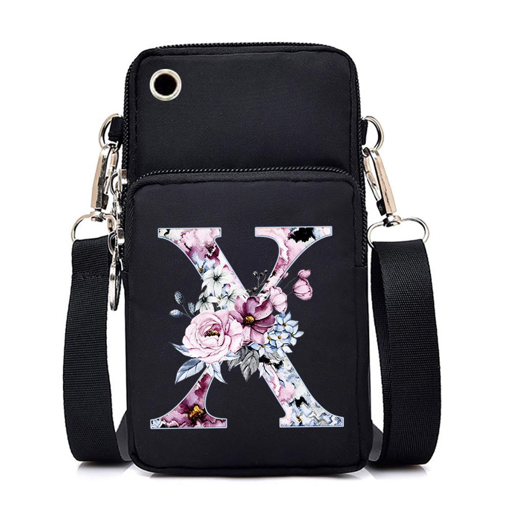Printed casual portable messenger bag new shoulder bag multi-function fashion mobile phone bag
