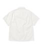 THISISNEVERTHAT Washed Denim Zip S/S Shirt Off White