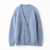 Women's V-Neck Retro Knit Cashmere Cardigan