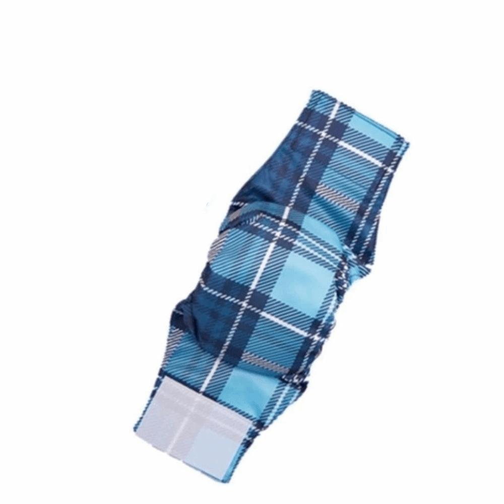 Washable Male Dog Belly Wrap Adjustable Pet Physiological Pants Dog Diapers  Wound Recovery XS синий