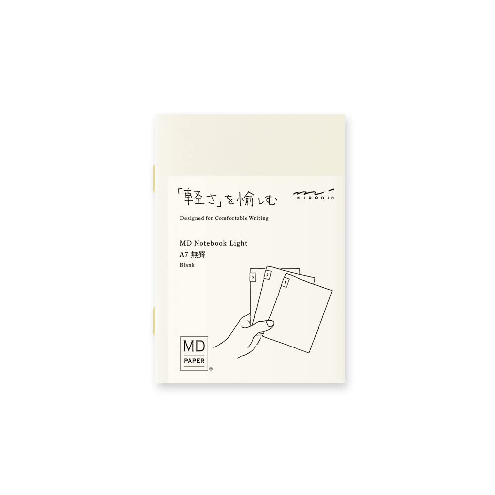 DESIGNPHIL MIDORI MD Notebook Light A7 Blank 15281006 3-Pack