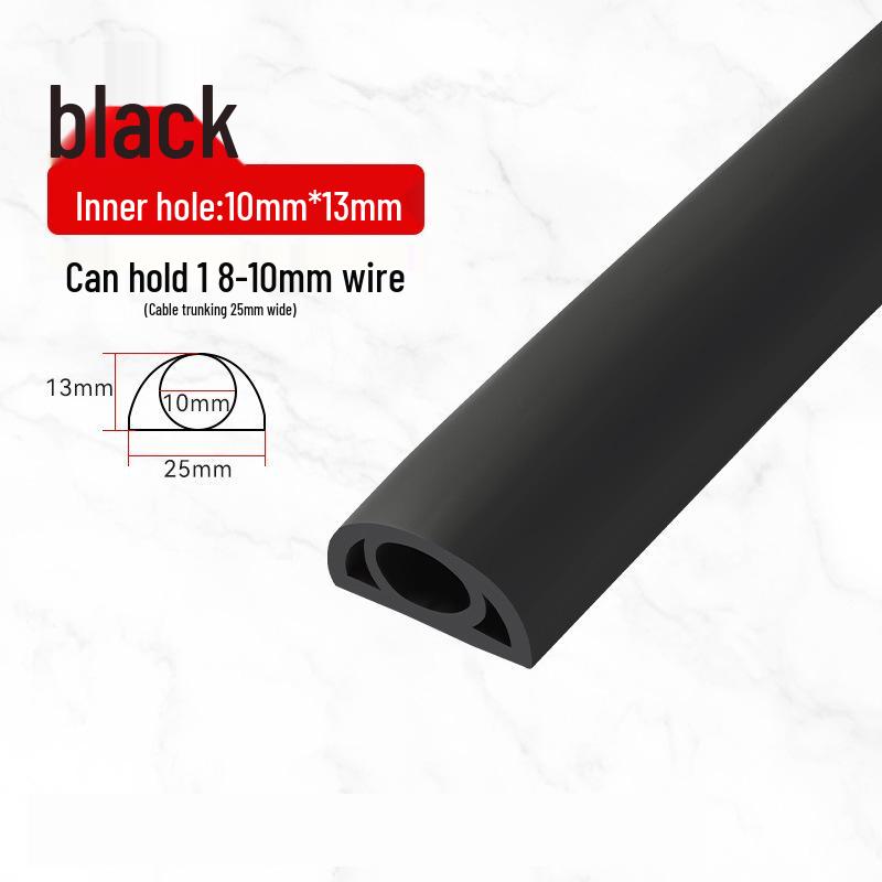 PVC Soft Wire Duct - Self-Adhesive, Durable, Invisible Cable Management Channel