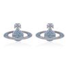 Eleganti Orecchini a Bottone Saturno con Strass per Donna - Design di Nicchia Light Luxury