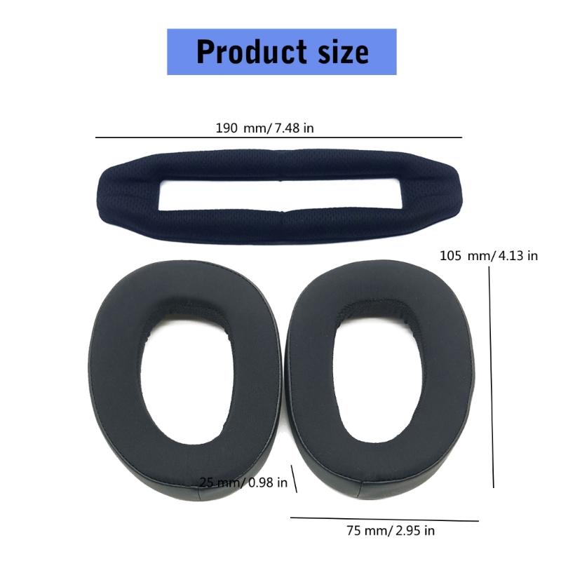 Ear Cushions Cooling Gel Earpads Headbeam Option for GSP670 GSP600 550 500 Headphones Sweatproof 2PCS