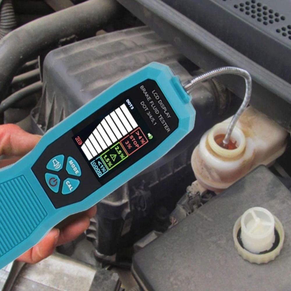 Color Screen Display Digital Brake Fluid Tester Automotive Diagnostic Tool  Professional Workshop