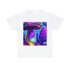 Psychedelic Mushroom T Shirt Art Painting Unisex Adult Nature Tee Rave Hippie