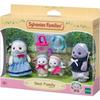 Articulated Family - SYLVANIAN FAMILIES - Seal Family - 4 Characters and Beach Accessories