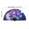 Foldable Hand Fan Bamboo Frame for Festival Wedding Birthday