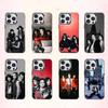 Rock Band Palaye R-Royale Phone Case For iPhone17,16,15,14,13,12,11 Plus,Pro Max Colored Silver Plated Inside Cover