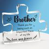Gift for Brother, Unique Acrylic Puzzle Gift, Creative Birthday Gift, Festival Present, Office Desk Decoration Ornament, Desk Decor, Nurseries, Home D