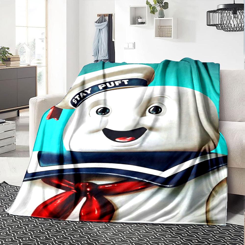 Ghostbusters Blanket Ultra-Soft Perfect for Office Chair Livingroom Picnics All-Season Use Modern Birthday Christmas Gift Blanket