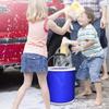 Portable Multifunctional Car Wash Folding Bucket - Oxford Cloth, Handheld for Outdoor and Home Use